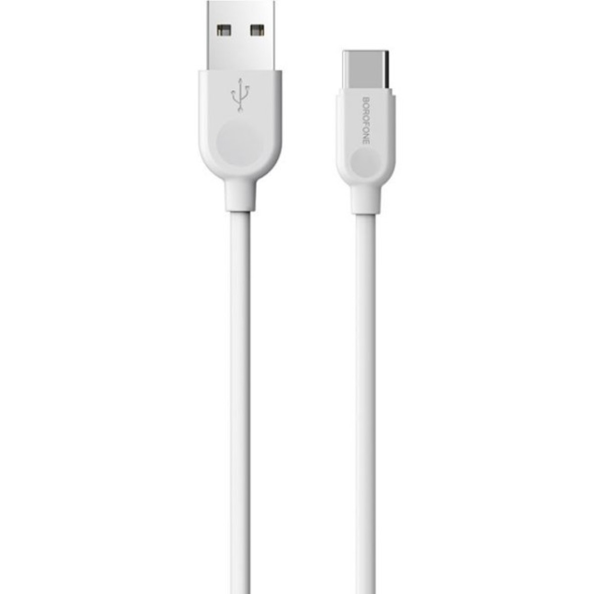 Дата кабель USB 2.0 AM to USB-C 1.0m 2.4A PVC BX14 white BOROFONE (6957531089995) 256_256.jpg