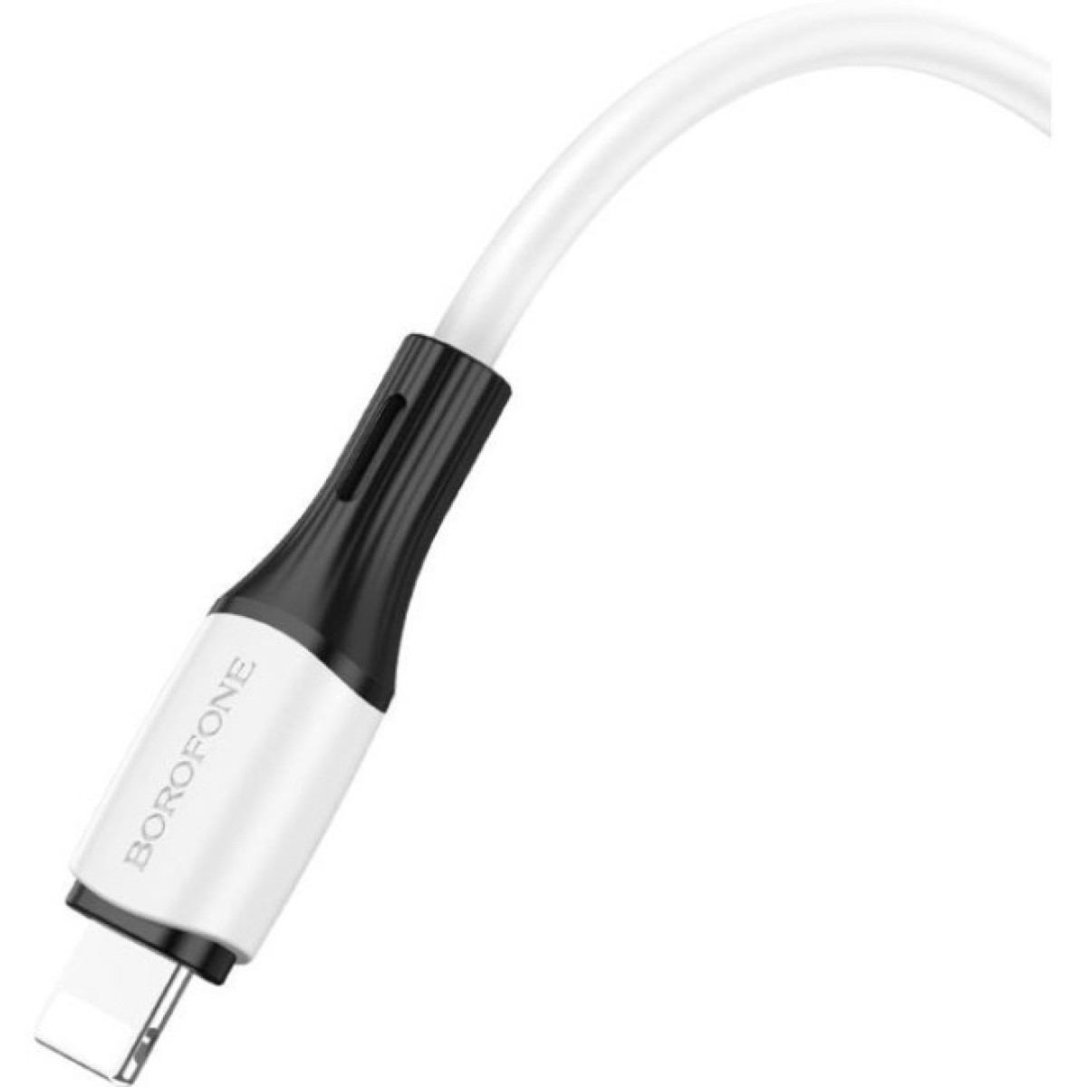 Дата кабель USB-C to Lightning 1.0m 3A 20W silicone BX79 white BOROFONE (6974443384734) 98_98.jpg - фото 2