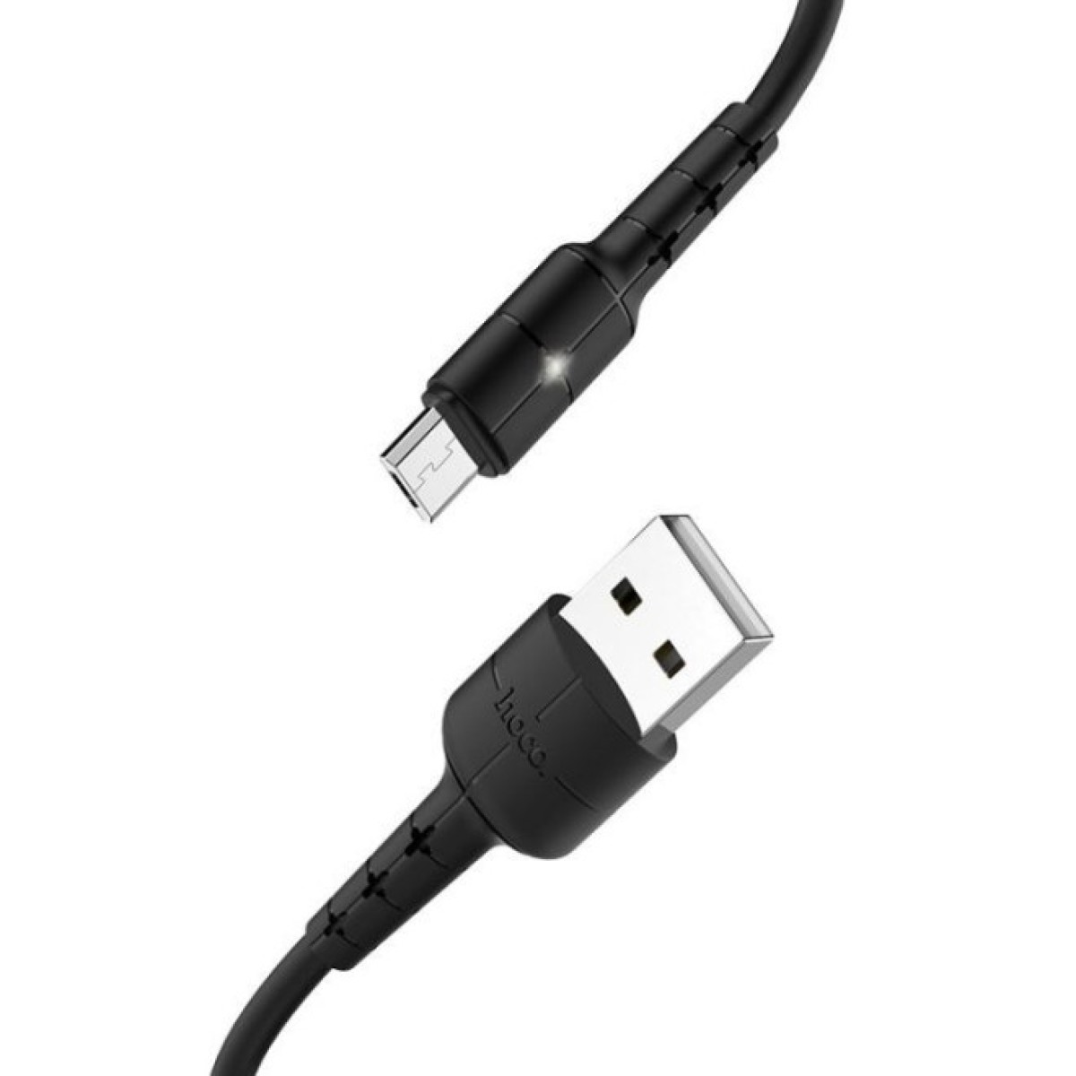 Дата кабель USB 2.0 AM to Micro 5P 1.0m Star Charging X30 black HOCO (6957531091141) 98_98.jpg - фото 2