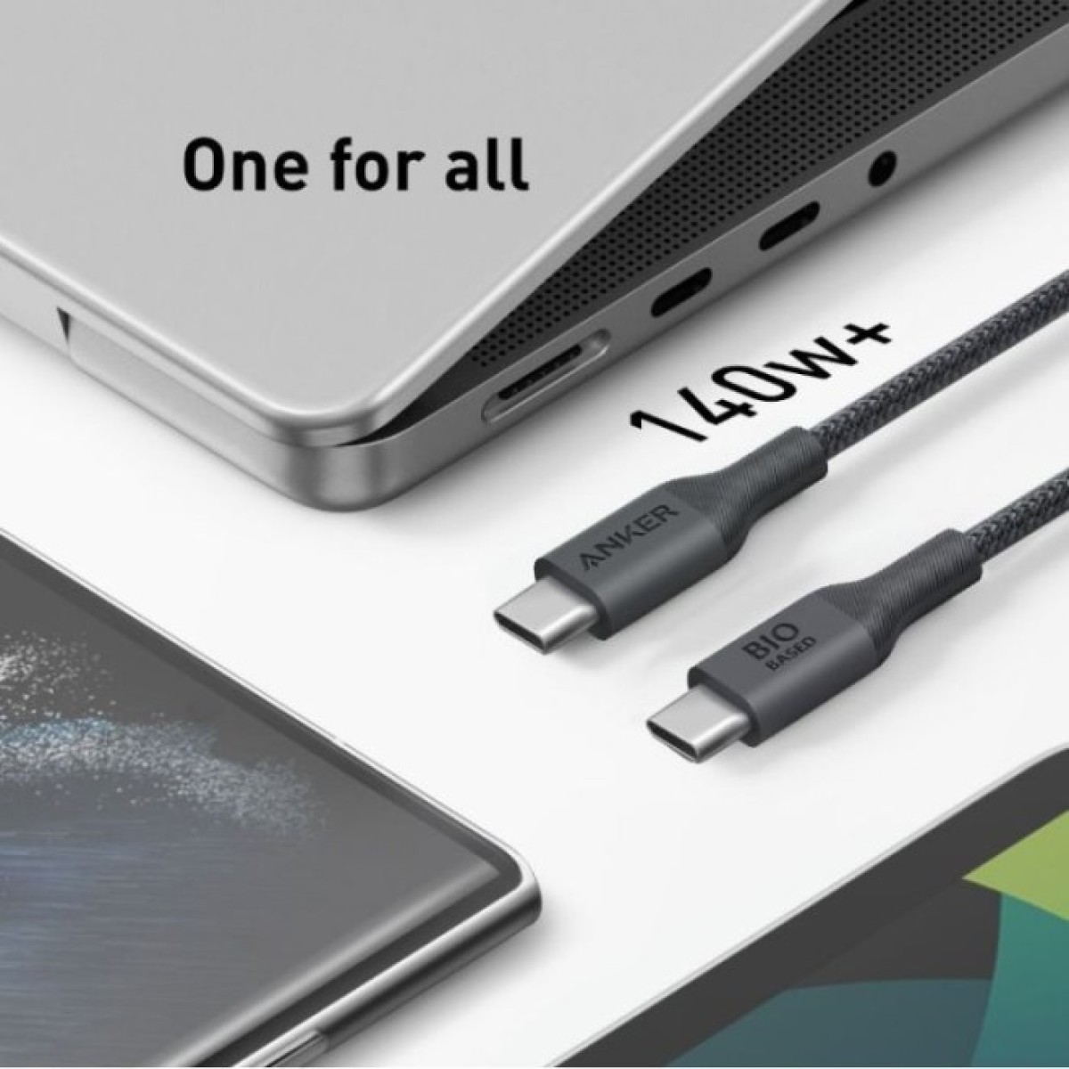 Дата кабель USB-C to USB-C 0.9m 140W bio-nylon 544 black Anker (A80F5H11) 98_98.jpg - фото 4