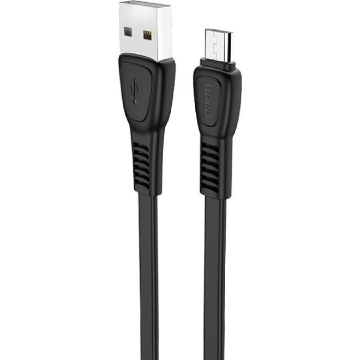 Дата кабель USB 2.0 AM to Micro 5P 1.0m 2.4A TPE X40 black HOCO (6931474711670) 256_256.jpg