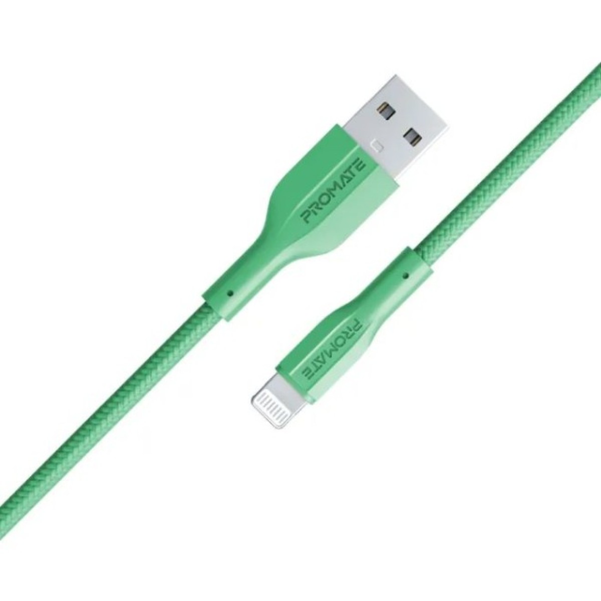 Дата кабель USB 2.0 AM to Lightning 1.0m 2A xCord-Ai green Promate (xcord-ai.green) 256_256.jpg