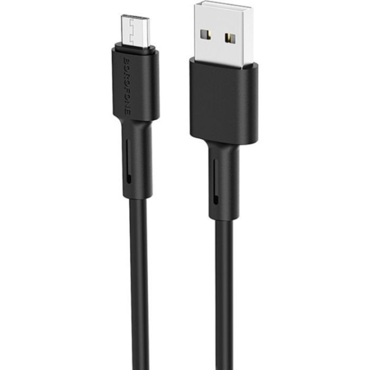 Дата кабель USB 2.0 AM to Micro 5P 1.0m 2.4A silicone BX31 black BOROFONE (6931474710376) 256_256.jpg