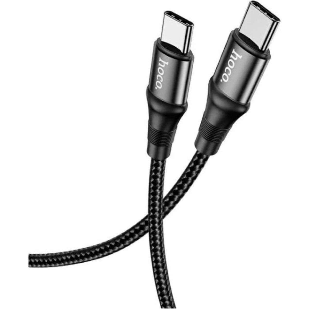 Дата кабель USB-C to USB-C 1.0m Exquisito 100W X50 black HOCO (6931474734259) 256_256.jpg