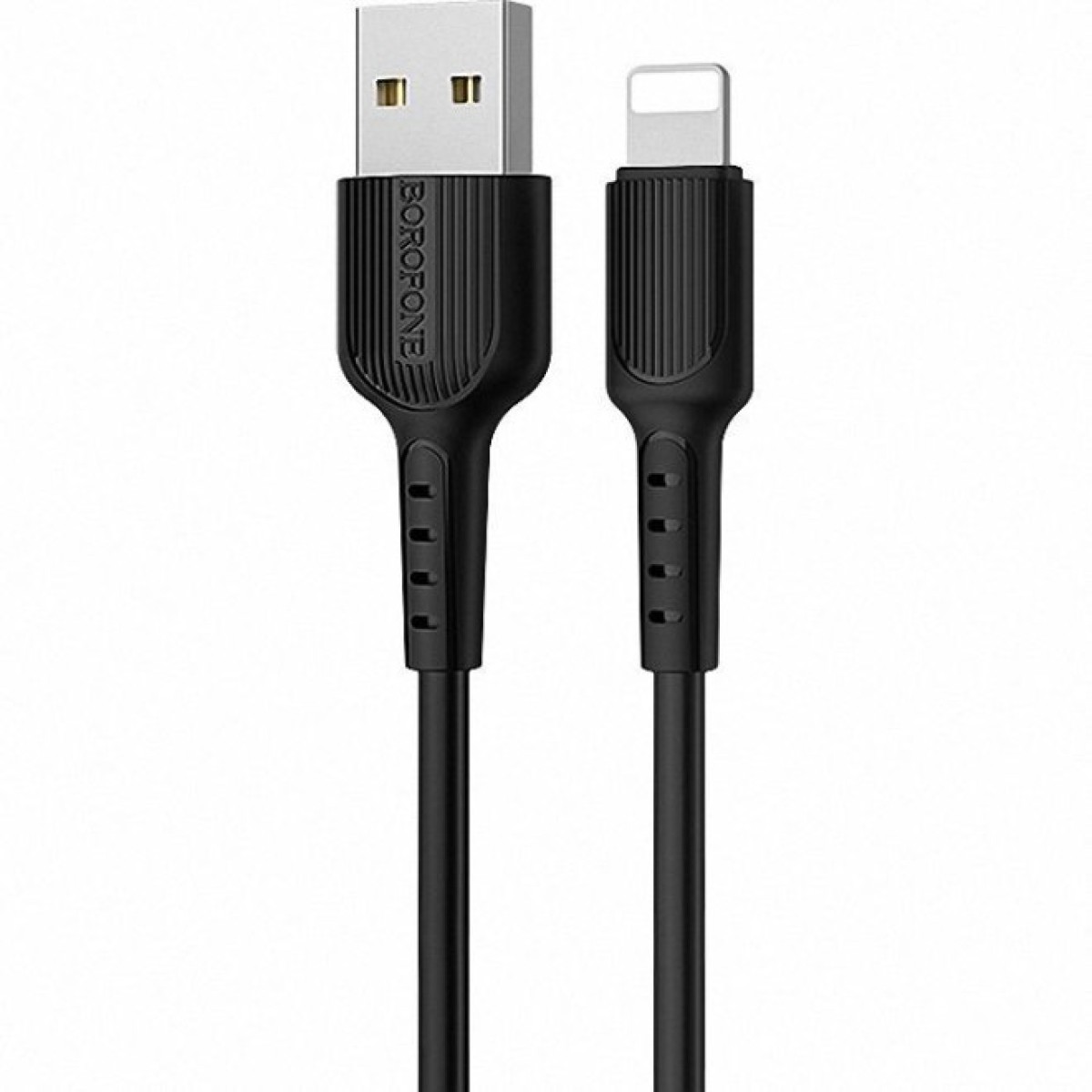Дата кабель USB 2.0 AM to Lightning 1.0m 2A PVC BX16 black BOROFONE (6957531099512) 256_256.jpg