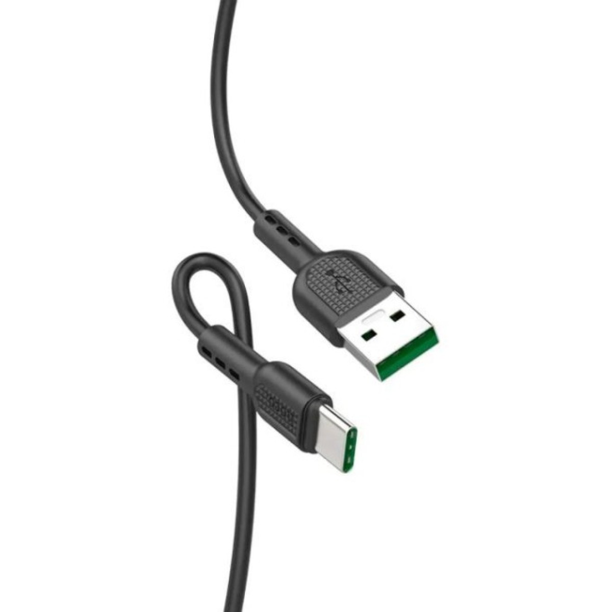 Дата кабель USB-C to USB-C 1.0m 5A Surge charging X33 black HOCO (6931474706119) 98_98.jpg - фото 4