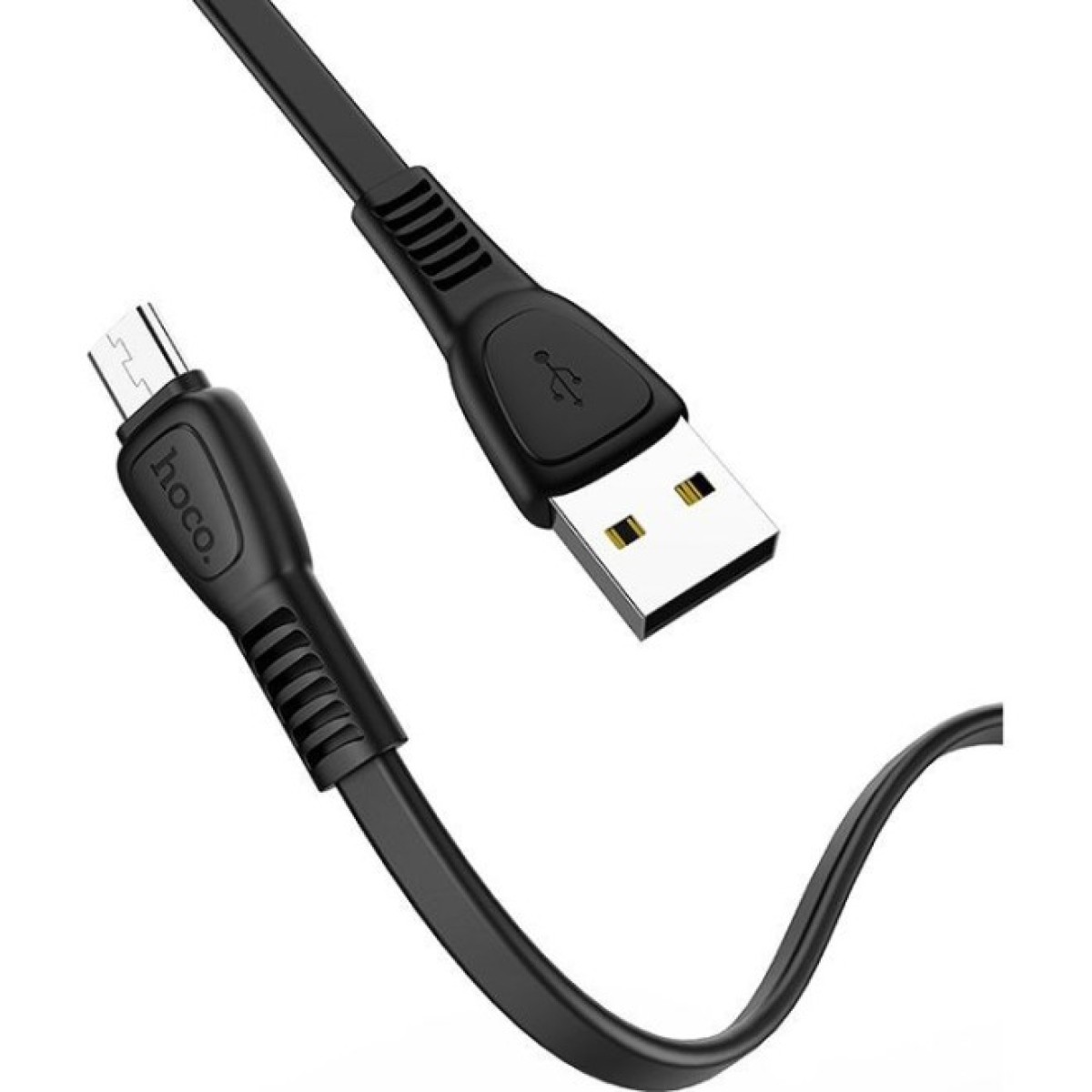 Дата кабель USB 2.0 AM to Micro 5P 1.0m 2.4A TPE X40 black HOCO (6931474711670) 98_98.jpg - фото 2