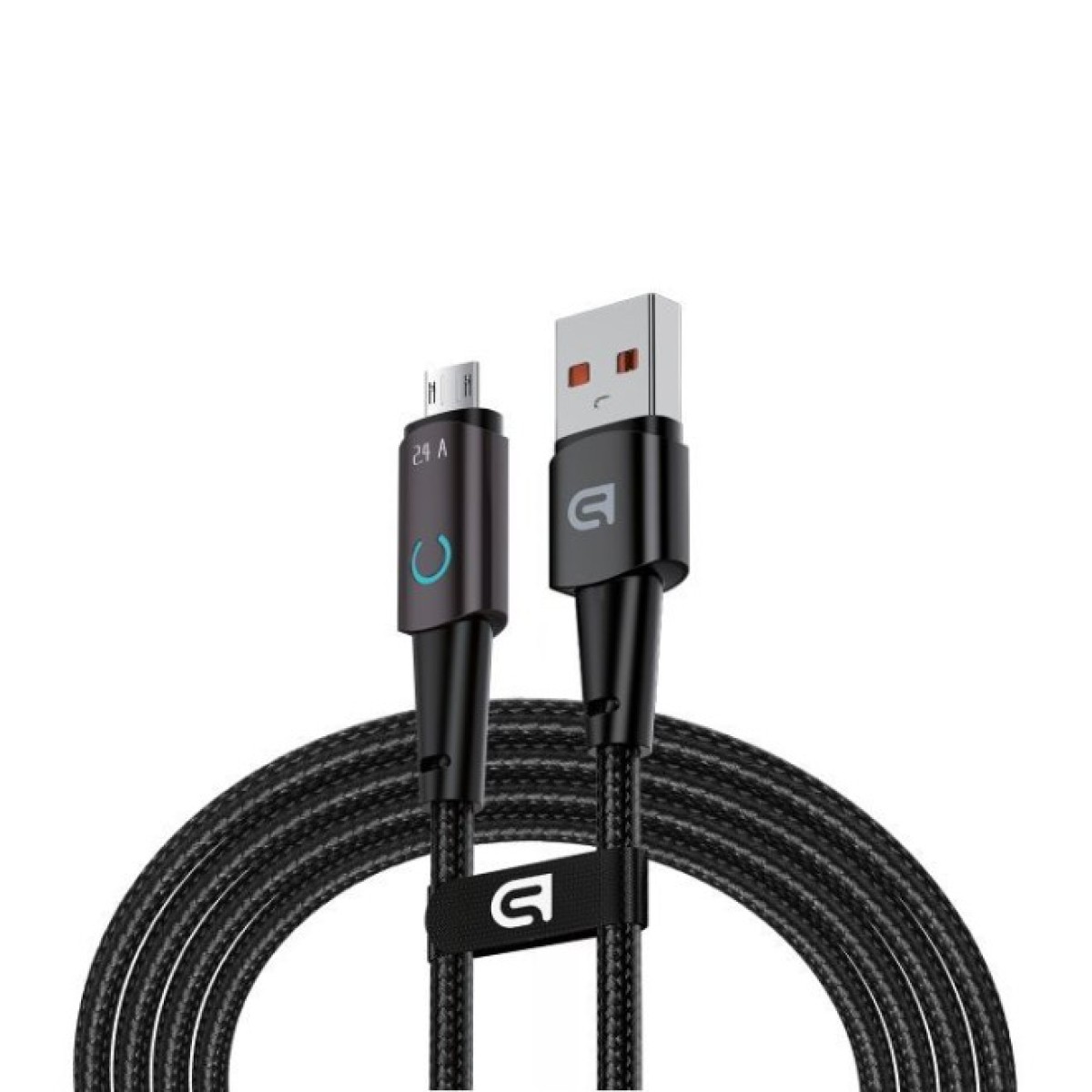 Дата кабель USB 2.0 AM to Micro 5P 1.2m 12W black Armorstandart (ARM75866) 256_256.jpg
