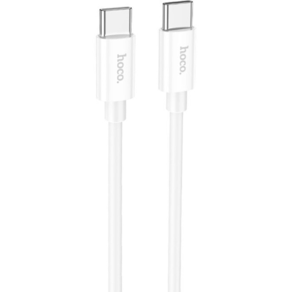 Дата кабель USB-C to USB-C 1.0m Magic silicone PD 60W X87 white HOCO (6931474783264) 256_256.jpg