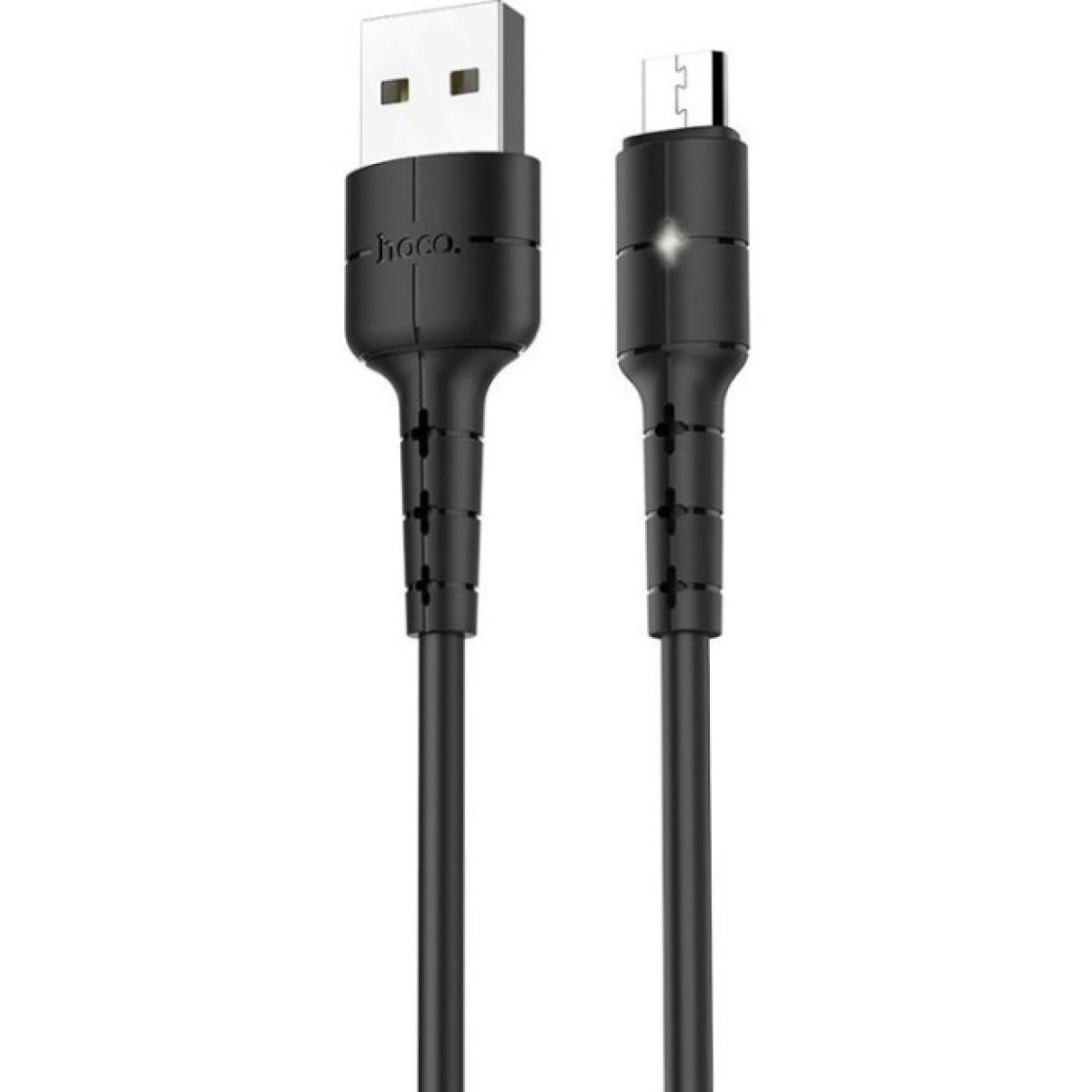 Дата кабель USB 2.0 AM to Micro 5P 1.0m Star Charging X30 black HOCO (6957531091141) 256_256.jpg