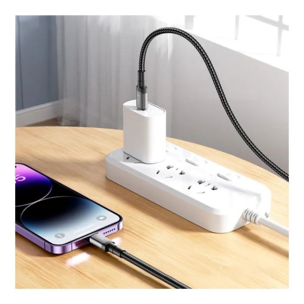 Дата кабель USB-C to USB-C NBQ264B-CC black XO (NB-Q264B-CC.black) 98_98.jpg - фото 6