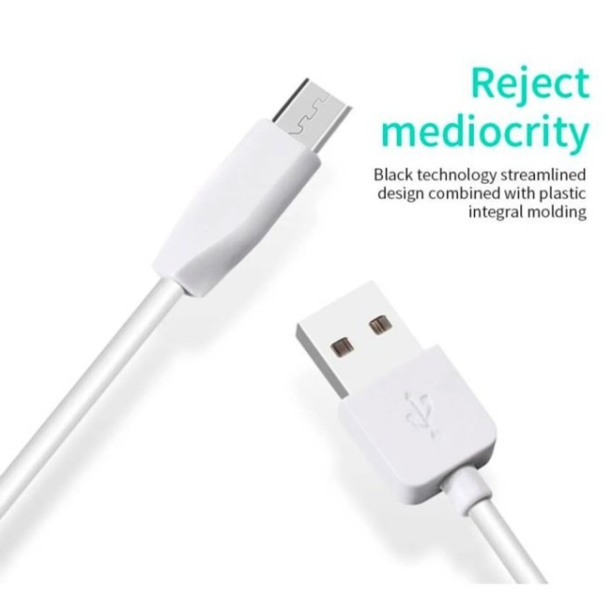 Дата кабель USB 2.0 AM to Micro 5P 2.0m 2.4A PVC X1 white HOCO (6957531042686) 98_98.jpg - фото 5