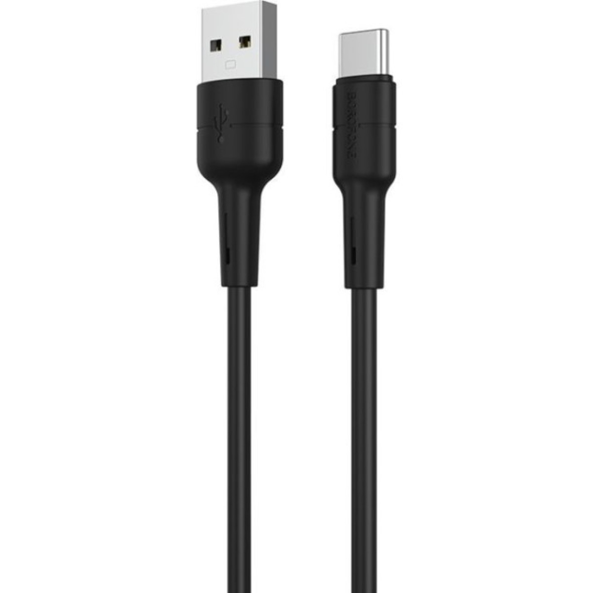 Дата кабель USB 2.0 AM to USB-C 1.0m 3A silicone BX30 black BOROFONE (6931474706928) 256_256.jpg