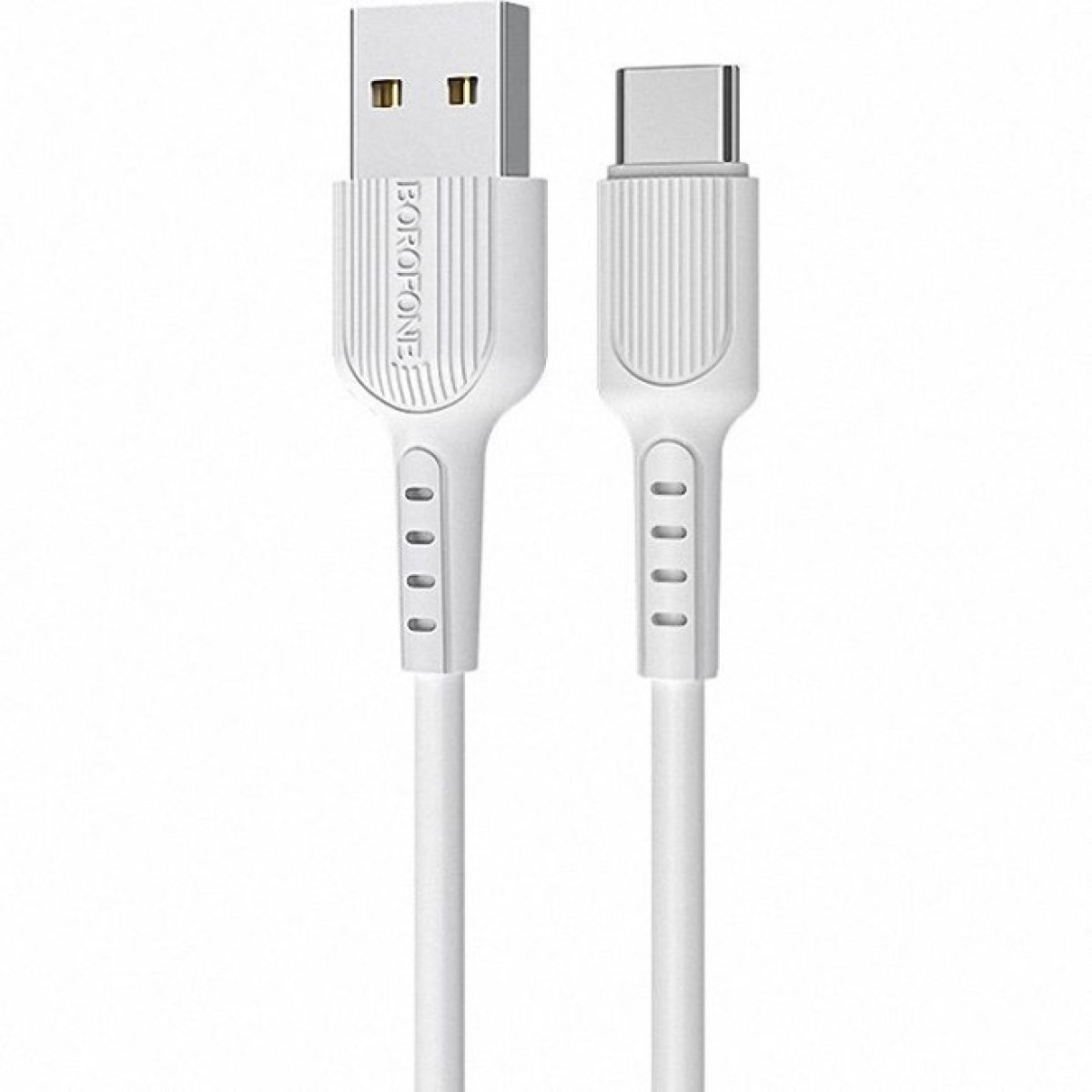 Дата кабель USB 2.0 AM to USB-C 1.0m 2A PVC BX16 white BOROFONE (6957531099468) 256_256.jpg