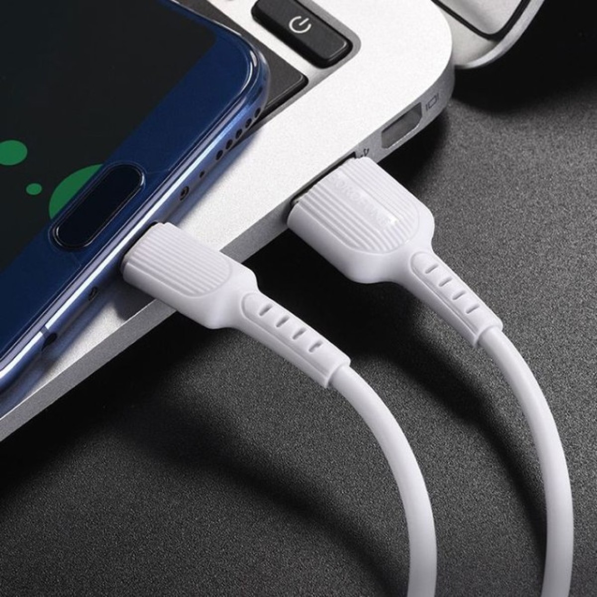 Дата кабель USB 2.0 AM to USB-C 1.0m 2A PVC BX16 white BOROFONE (6957531099468) 98_98.jpg - фото 4