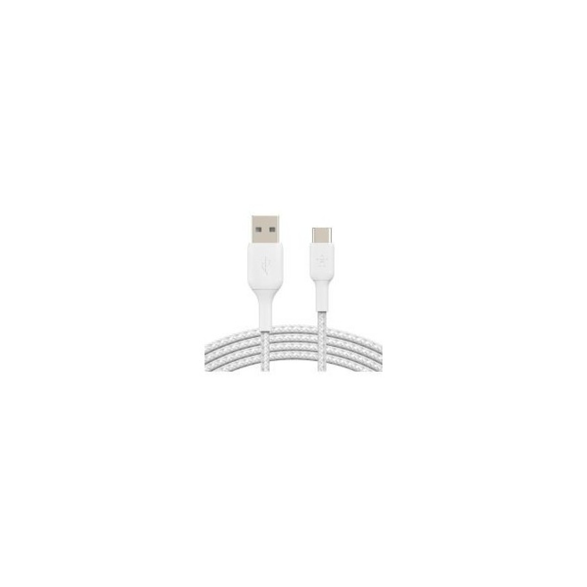 Дата кабель USB 2.0 AM to Type-C 1.0m BRAIDED white Belkin (CAB002BT1MWH) 256_256.jpg