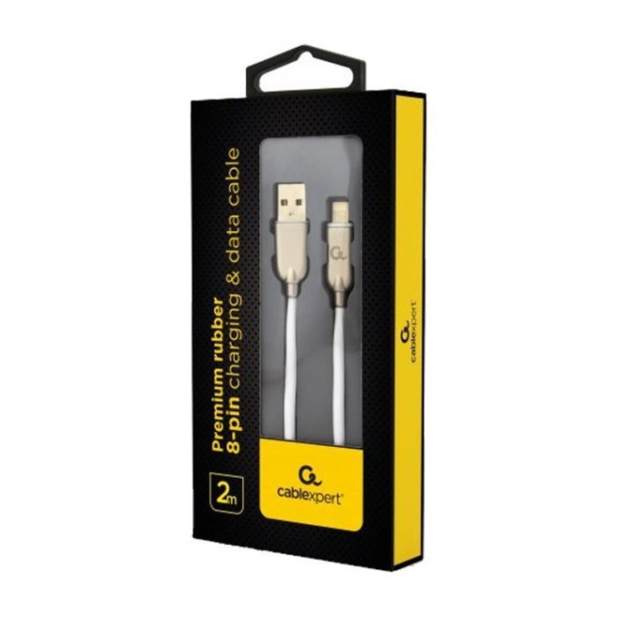 Дата кабель USB 2.0 AM to Lightning 2.0m Cablexpert (CC-USB2R-AMLM-2M-W) 98_98.jpg - фото 2