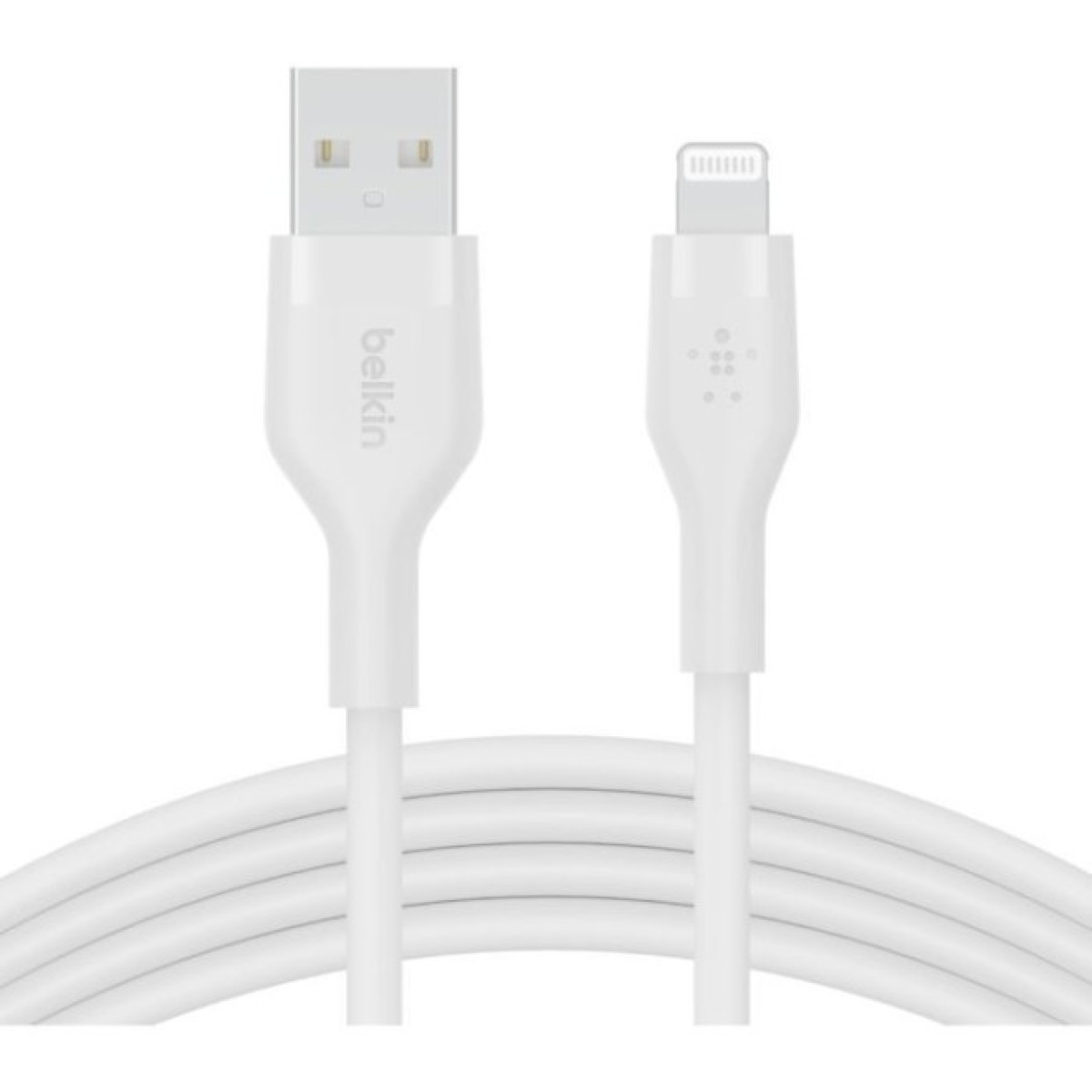 Дата кабель USB 2.0 AM to Lightning 1.0m SILICONE white Belkin (CAA008BT1MWH) 256_256.jpg