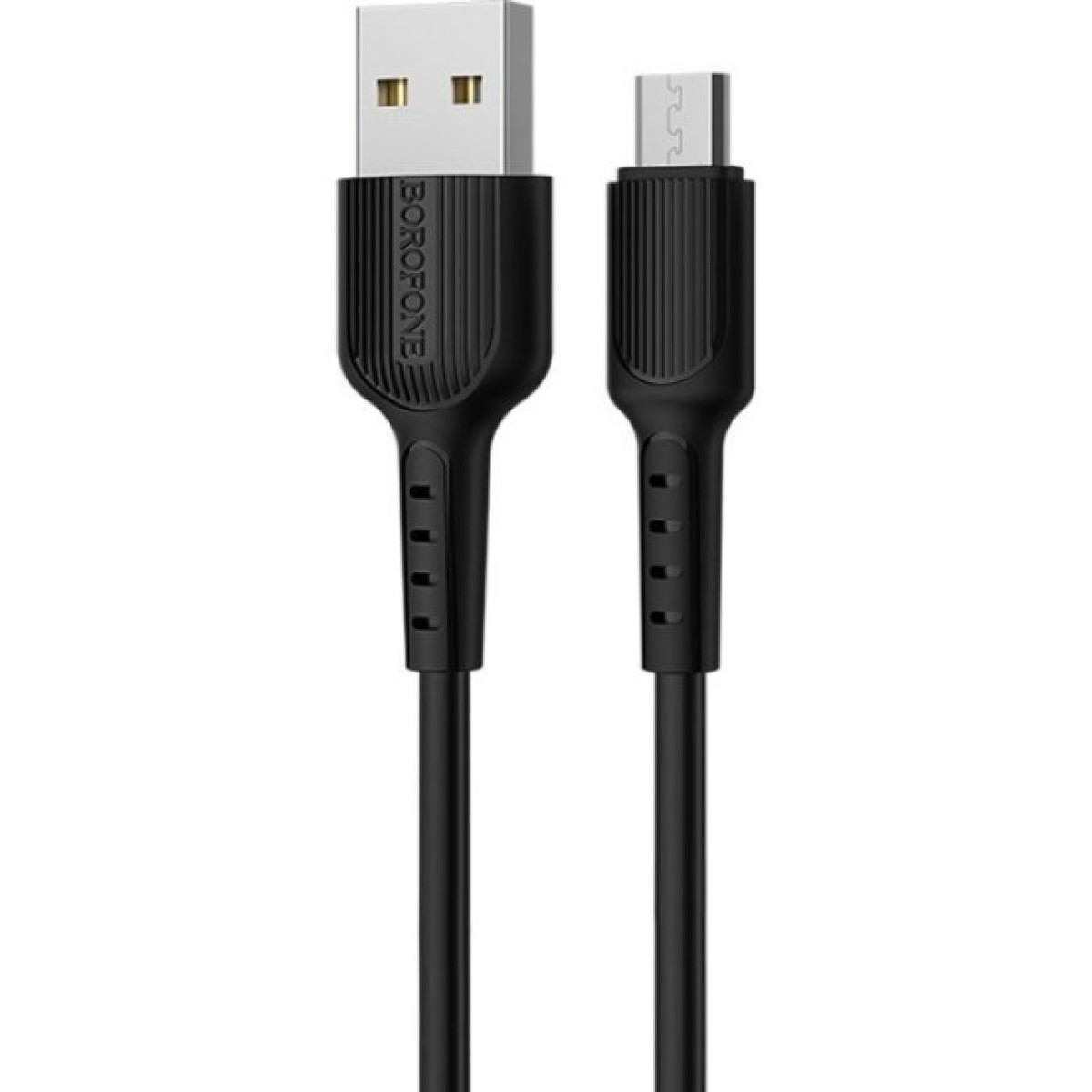 Дата кабель USB 2.0 AM to Micro 5P 1.0m 2A PVC BX16 black BOROFONE (6957531099499) 256_256.jpg