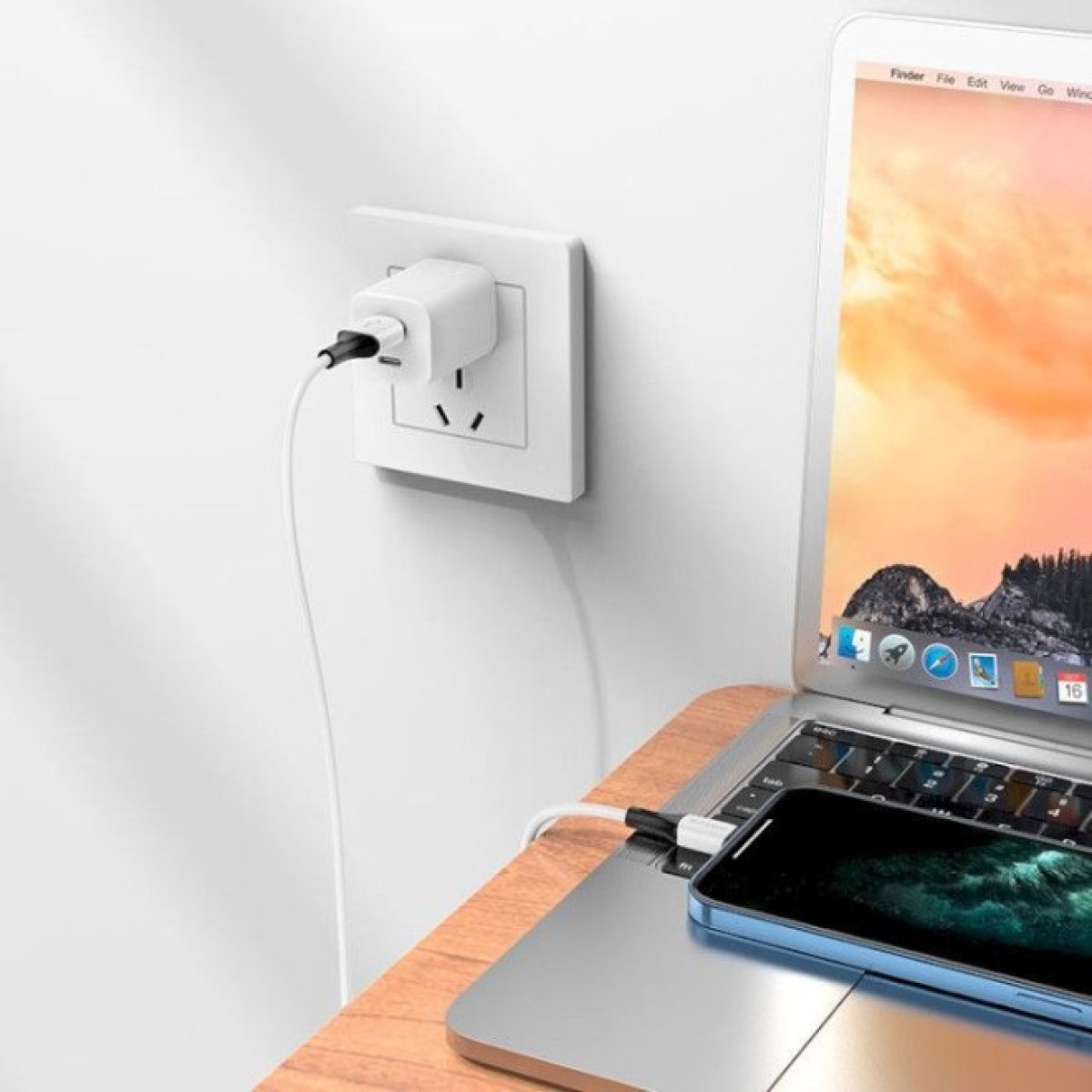 Дата кабель USB 2.0 AM to Lightning 1.0m 2.4A silicone BX79 white BOROFONE (6974443384758) 98_98.jpg - фото 3