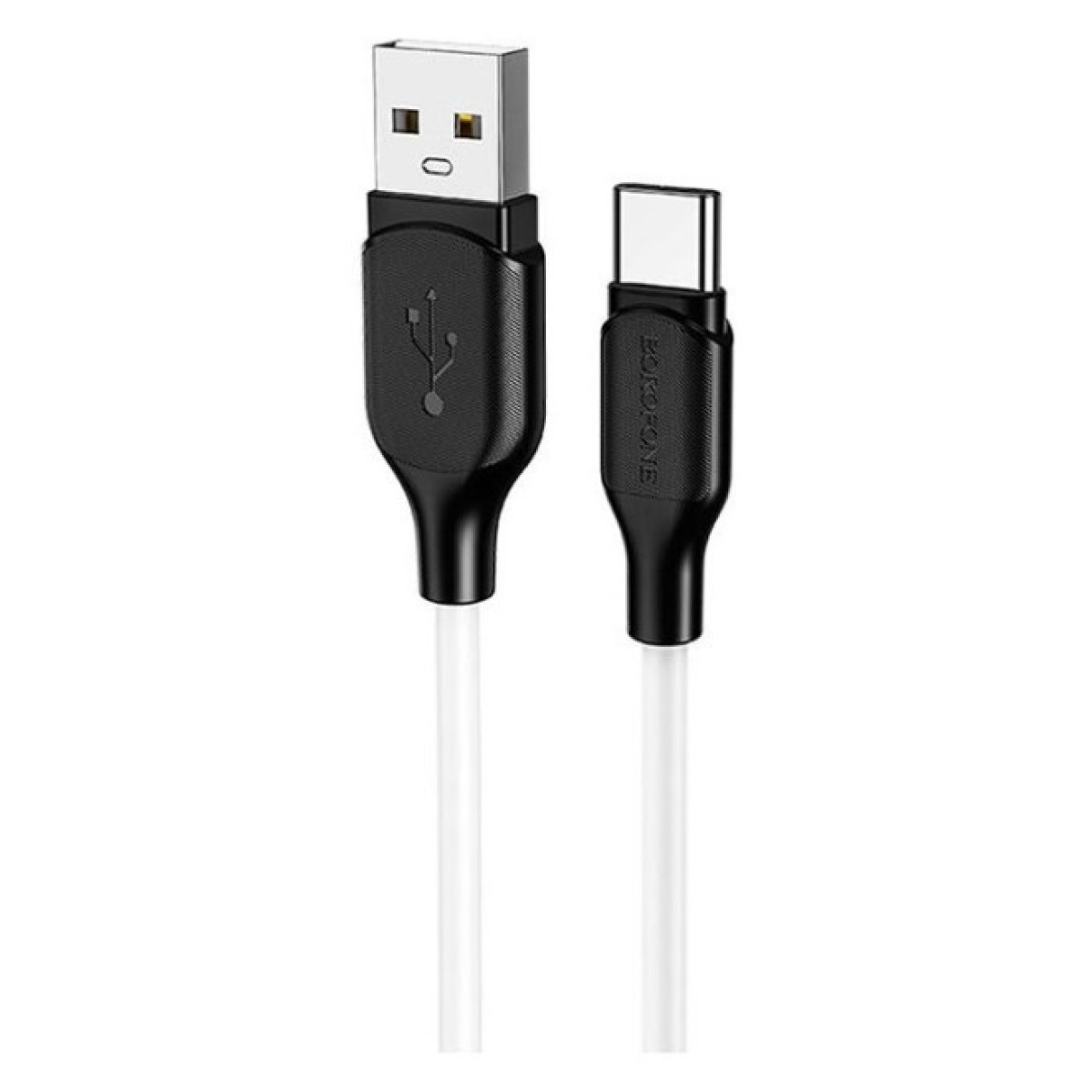 Дата кабель USB 2.0 AM to USB-C 1.0m 3A silicone BX42 white BOROFONE (6931474736772) 256_256.jpg