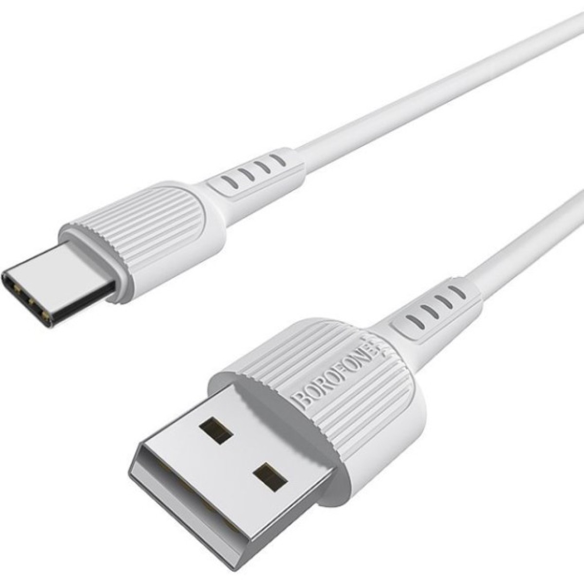 Дата кабель USB 2.0 AM to USB-C 1.0m 2A PVC BX16 white BOROFONE (6957531099468) 98_98.jpg - фото 5