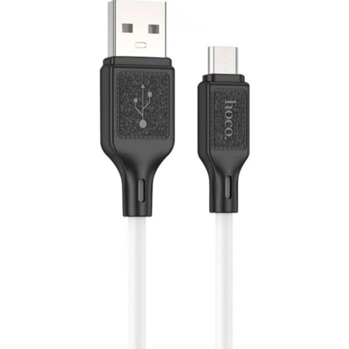 Дата кабель USB 2.0 AM to Micro 5P 1.0m Cool silicone X90 white HOCO (6931474788436) 98_98.jpg - фото 1