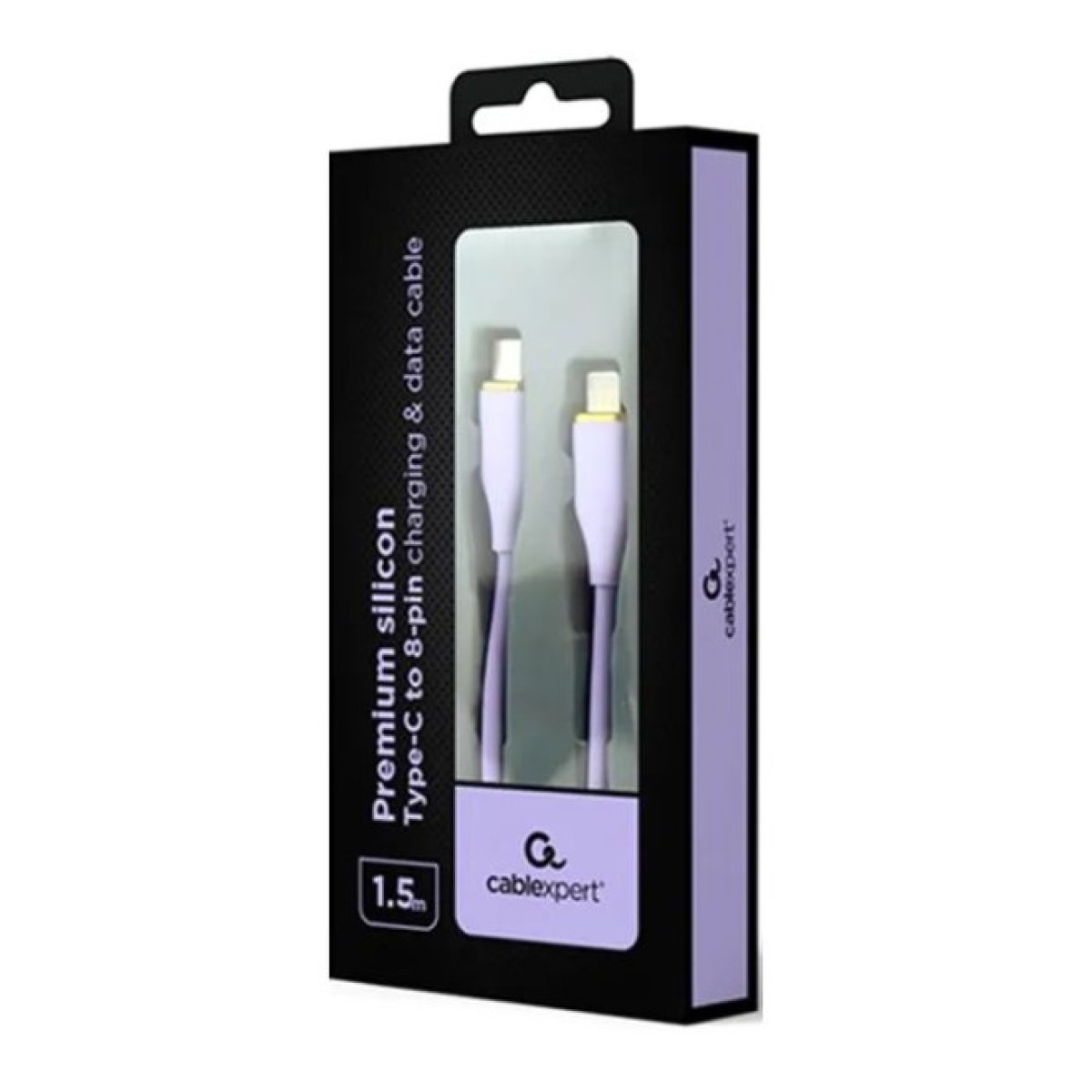 Дата кабель USB 2.0 AM to Lightning 1.5m 2.25A Cablexpert (CC-USB2S-CM8PM-1.5M-P) 98_98.jpg - фото 2