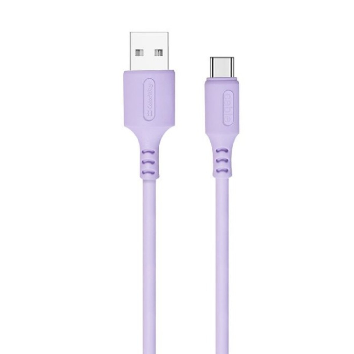 Дата кабель USB 2.0 AM to Type-C 1.0m soft silicone violet ColorWay (CW-CBUC044-PU) 256_256.jpg