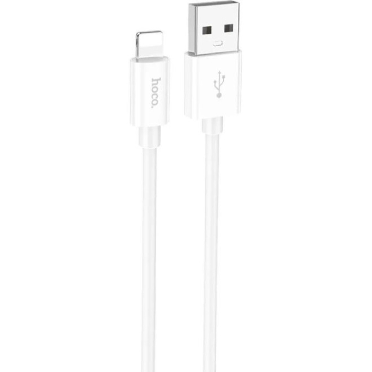 Дата кабель USB 2.0 AM to Lightning 1.0m Magic silicone X87 white HOCO (6931474783202) 256_256.jpg