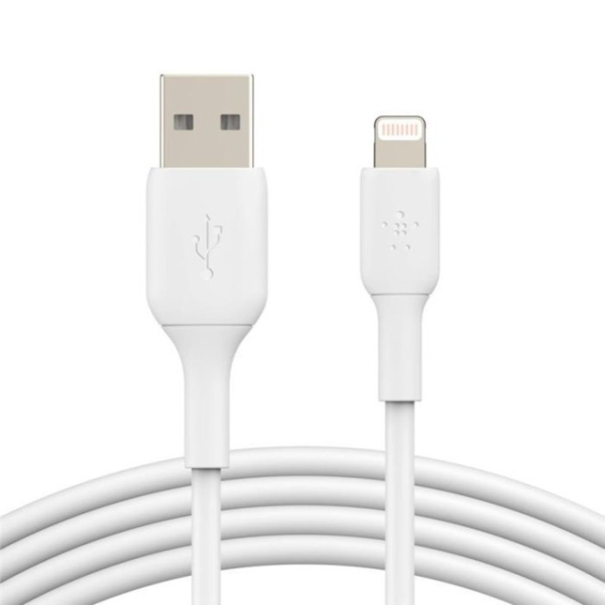 Дата кабель USB 2.0 AM to Lightning 2.0m PVC white Belkin (CAA001BT2MWH) 256_256.jpg