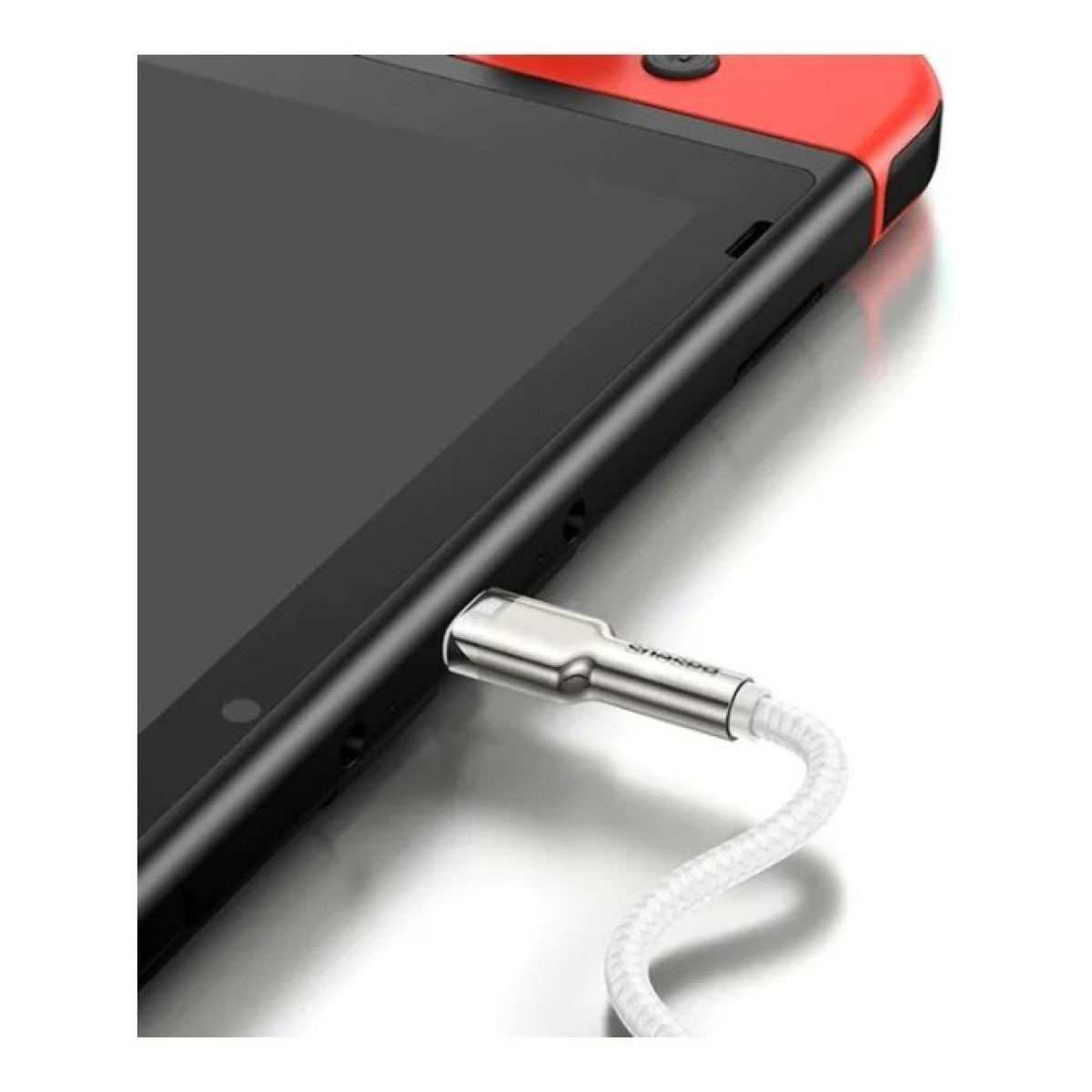 Дата кабель USB-C to Lightning 2.0m Cafule Metal PD 20W white Baseus (CATLJK-B02) 98_98.jpg - фото 10