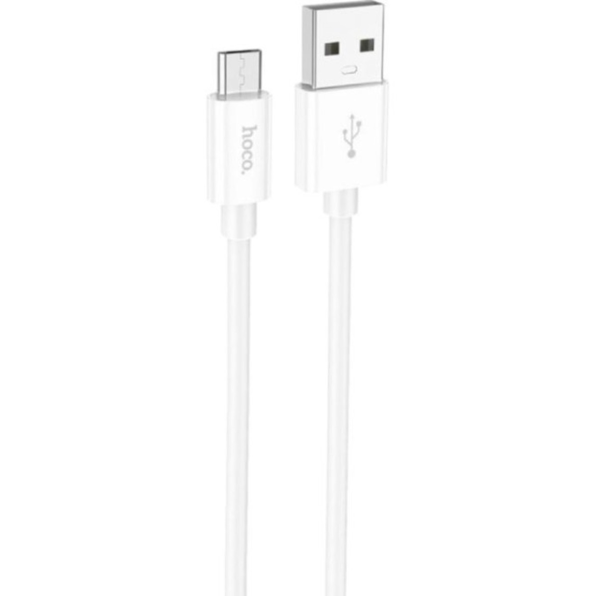 Дата кабель USB 2.0 AM to Micro 5P 1.0m Magic silicone X87 white HOCO (6931474783226) 256_256.jpg