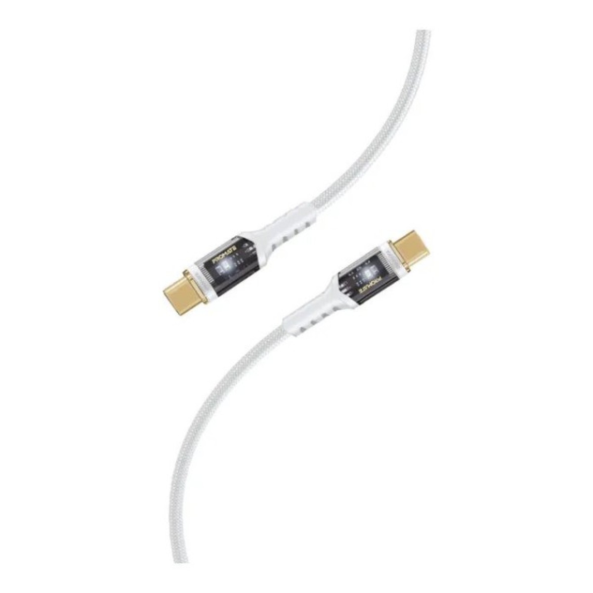Дата кабель USB-C to USB-C lucidline-cc200.white Promate (lucidline-cc200.white) 256_256.jpg
