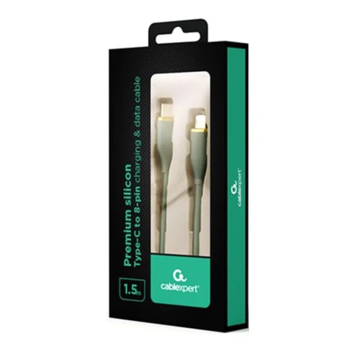 Дата кабель USB 2.0 AM to Lightning 1.5m 2.25A Cablexpert (CC-USB2S-CM8PM-1.5M-G) 98_98.jpg - фото 2