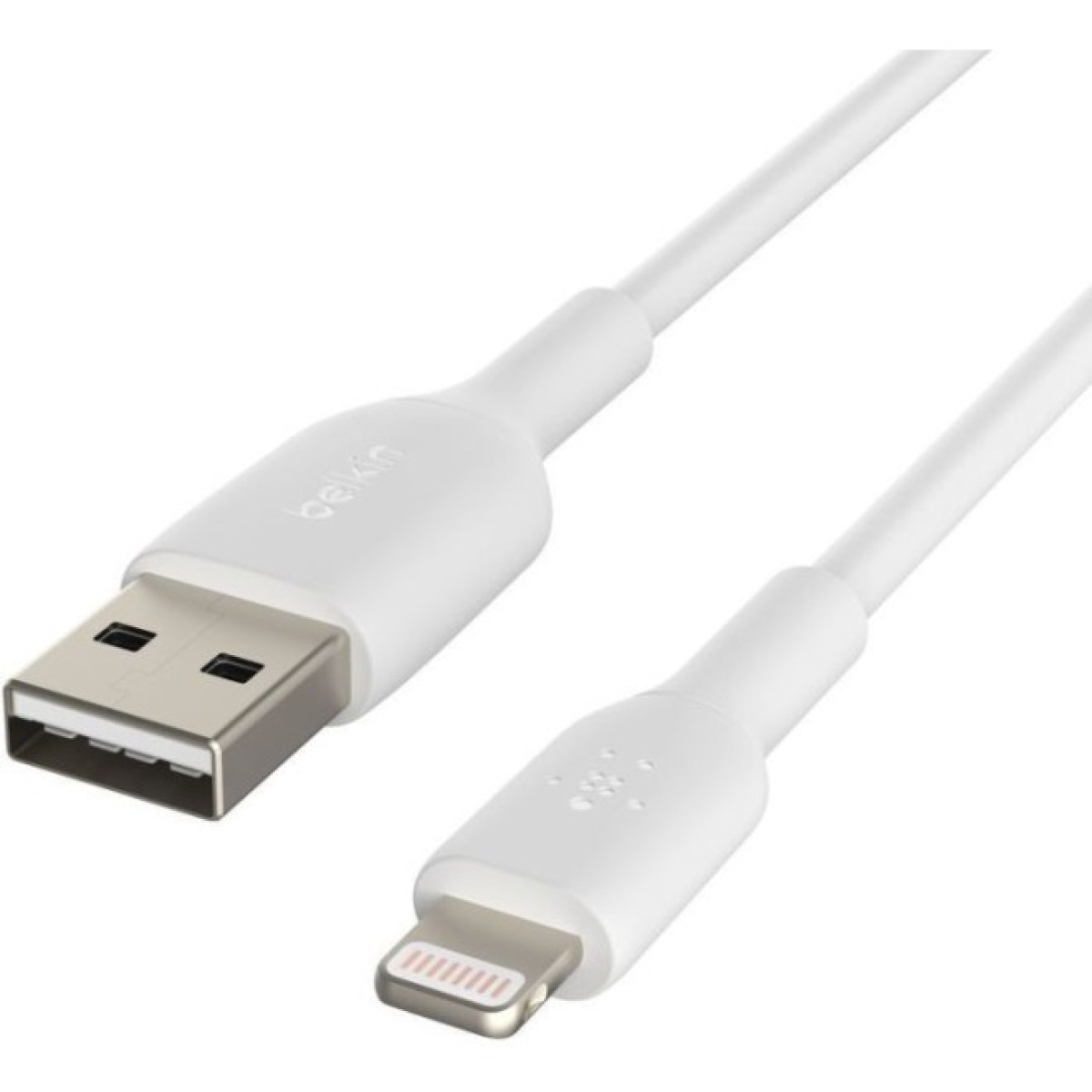 Дата кабель USB 2.0 AM to Lightning 1.0m 12W PVC (2 Pack) White Belkin (CAA001BT1MWH2PK) 98_98.jpg - фото 6