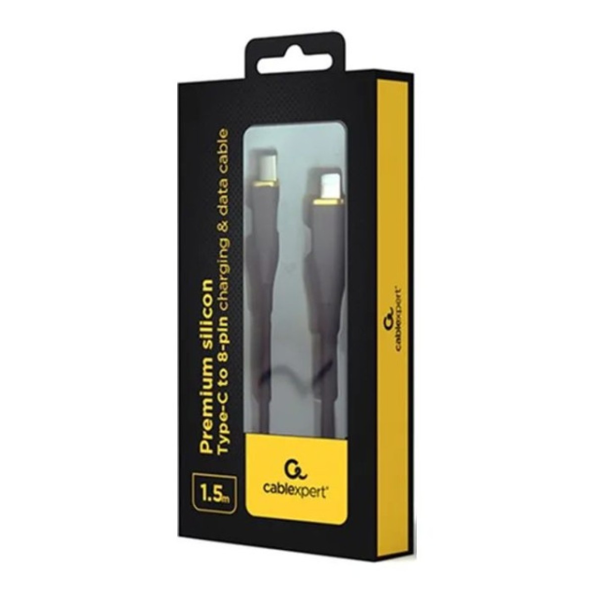 Дата кабель USB 2.0 AM to Lightning 1.5m 2.25A Cablexpert (CC-USB2S-CM8PM-1.5M-BK) 98_98.jpg - фото 2