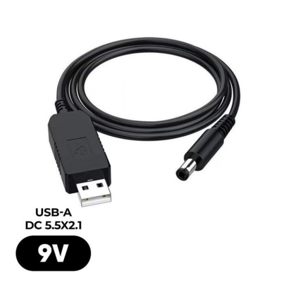 Кабель питания USB to DC 5.5x2.1 9V 0.8m Armorstandart (ARM65662) 256_256.jpg