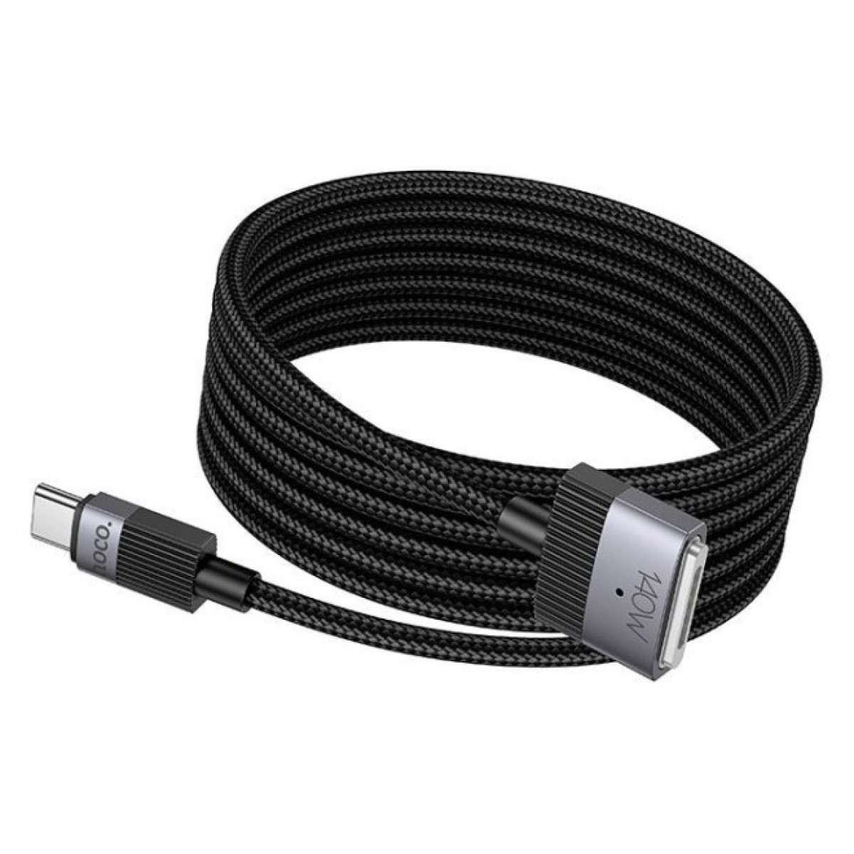 Кабель живлення USB-C to Mag3 1.0m Magnetic U141 black HOCO (6942007642088) 256_256.jpg