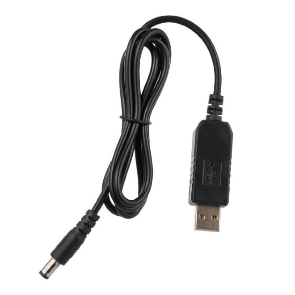 Кабель живлення Кабель USB-A > DC 5.5х2.5мм живлення 2Е 1м, 12В/1A, чорний 2E (2E-CCAD12-BK) 98_98.jpg - фото 2