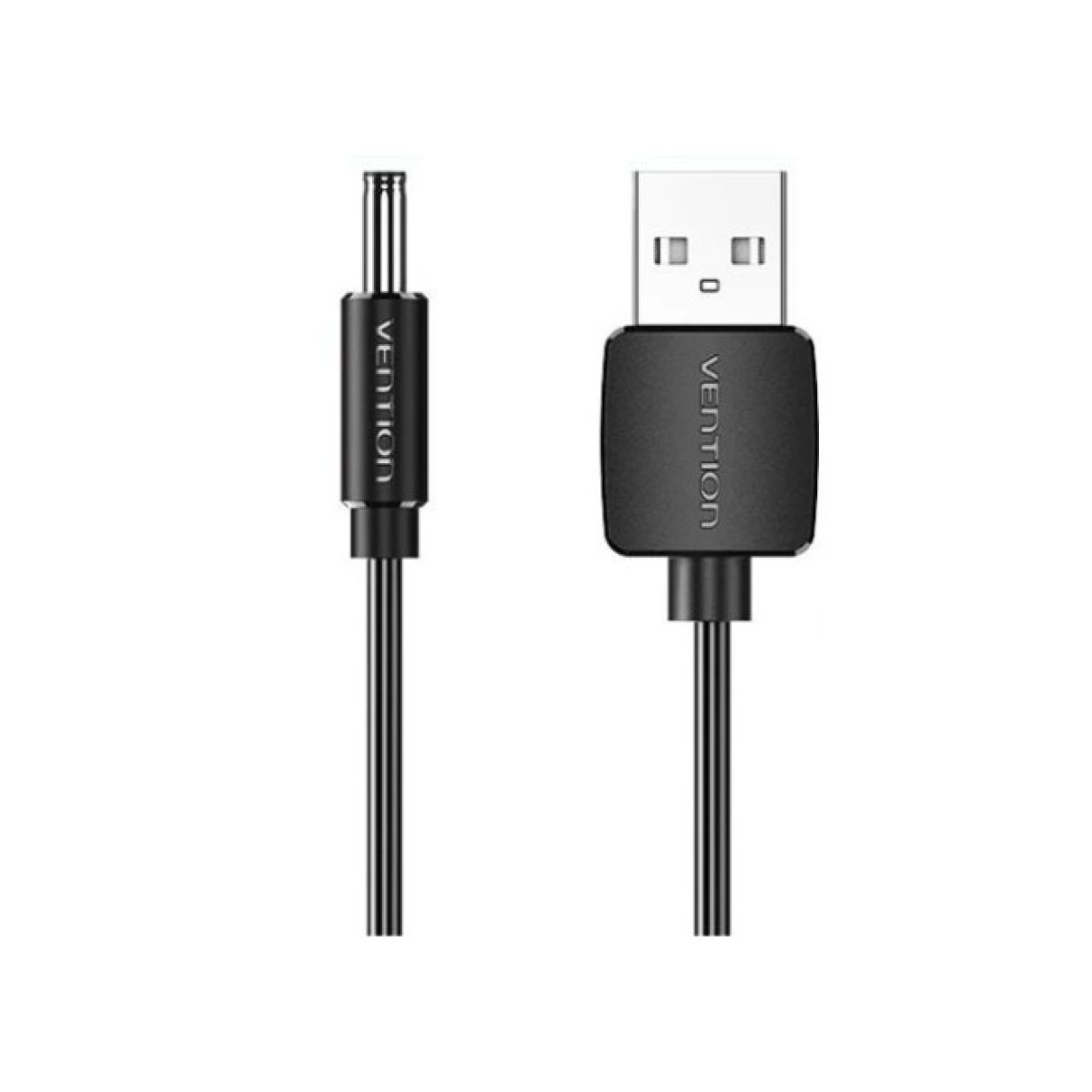 Кабель живлення USB to DC 3.5 1.0m 5V 2A PVC Black Vention (CEXBF) 98_98.jpg - фото 4