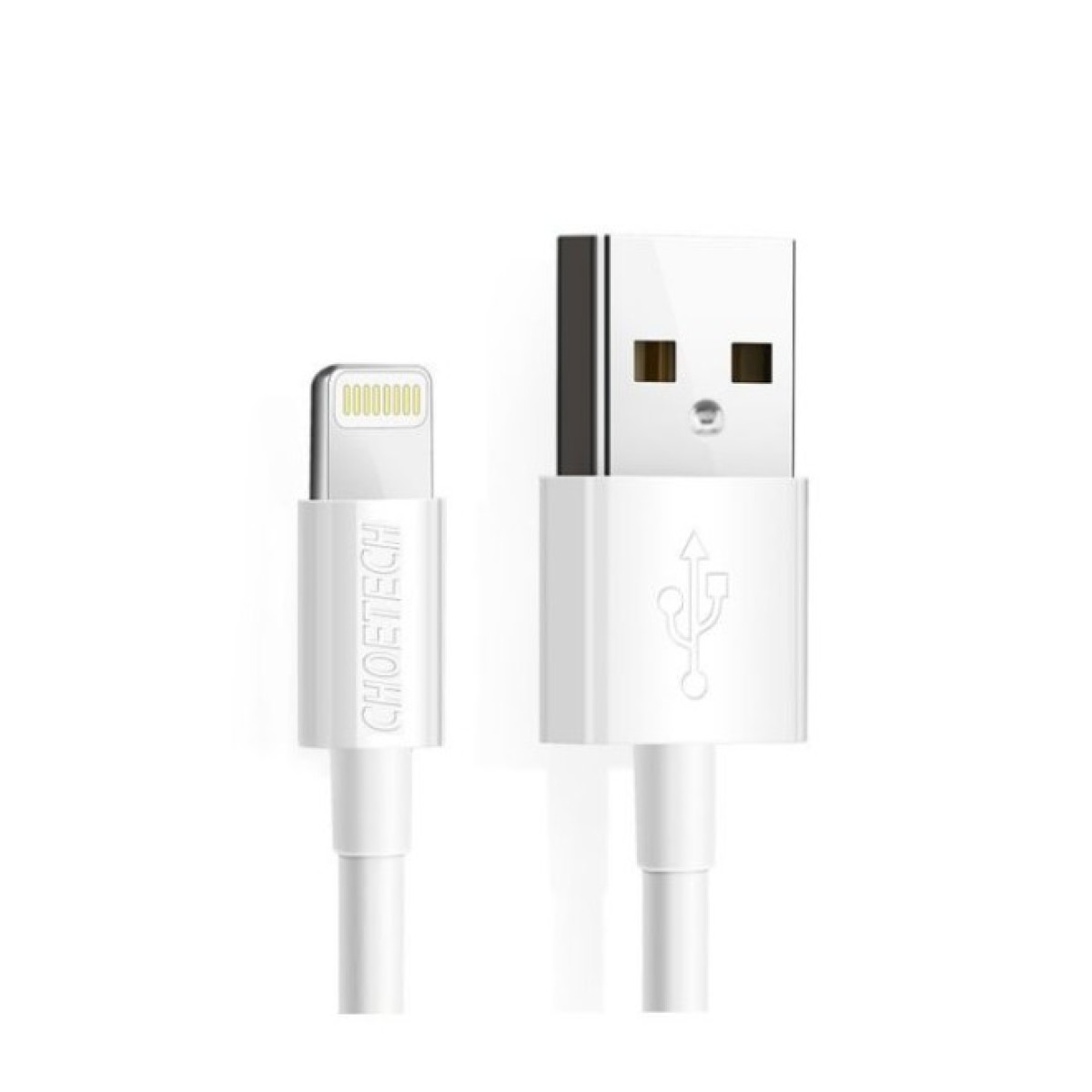 Дата кабель USB 2.0 AM to Lightning 1.8m 2.1A MFI White Choetech (IP0027-WH) 256_256.jpg