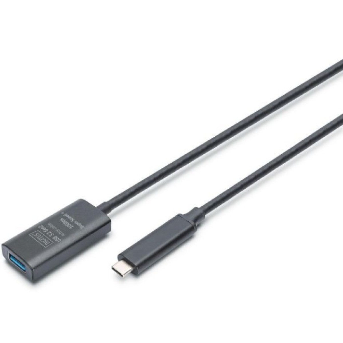 Дата кабель USB-С Male to USB-A Female 5.0m USB3.2 Gen2 Active 10G Digitus (DA-73113) 256_256.jpg