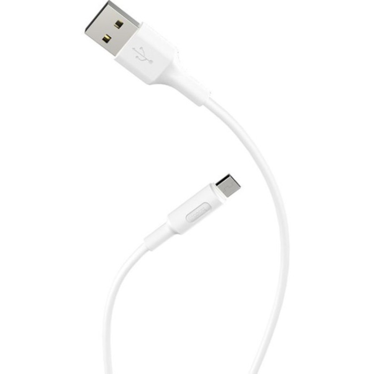 Дата кабель USB 2.0 AM to Micro 5P 1.0m 2A PVC X25 white HOCO (6957531080138) 98_98.jpg - фото 5