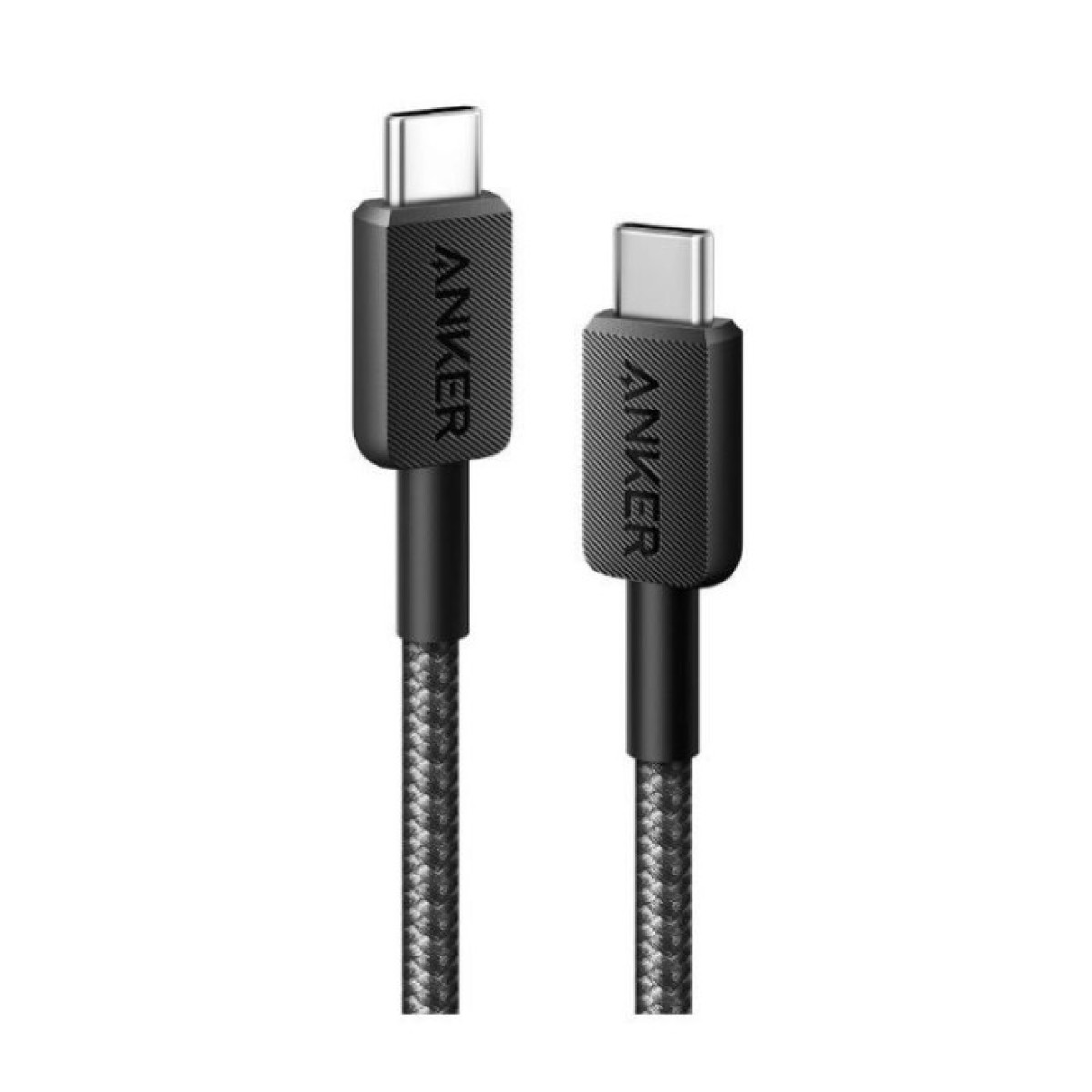 Дата кабель USB-C to USB-C 1.8m nylon 322 black Anker (A81F6G11) 256_256.jpg