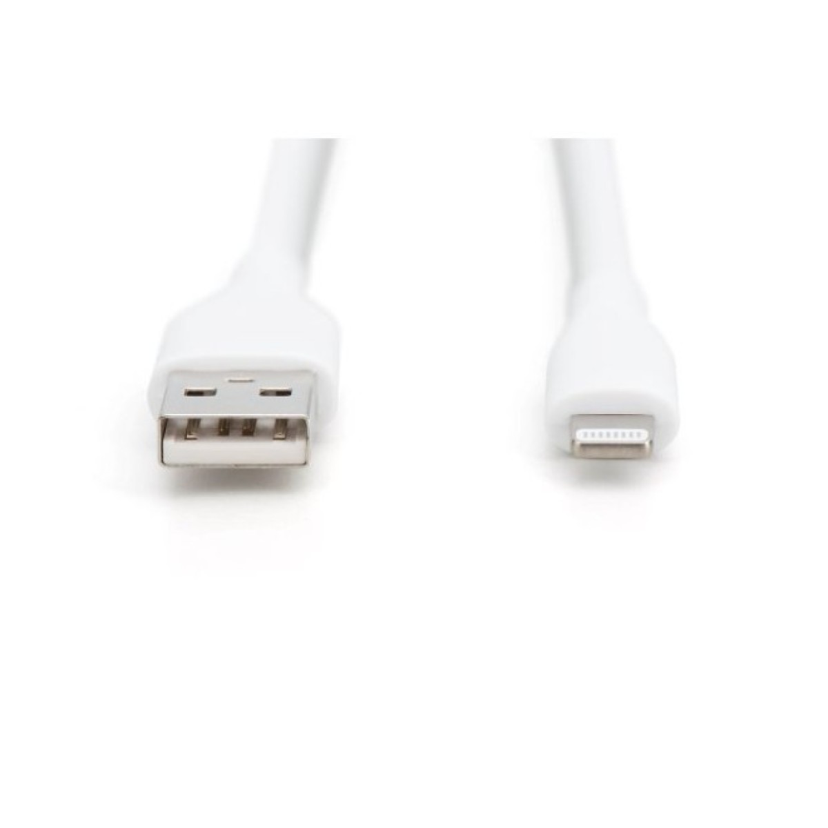 Дата кабель USB 2.0 AM to Lightning 1.0m 12W white Digitus (AK-600108-010-W) 98_98.jpg - фото 10