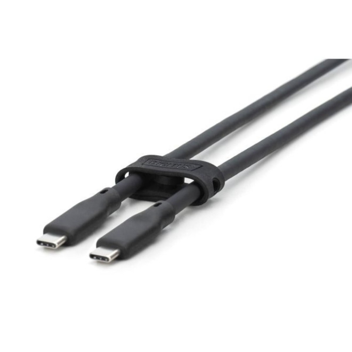 Дата кабель USB-C to USB-C 1.0m USB 3.2 Gen2 10G 100W 4K silicone black Digitus (AK-300342-010-S) 98_98.jpg - фото 8