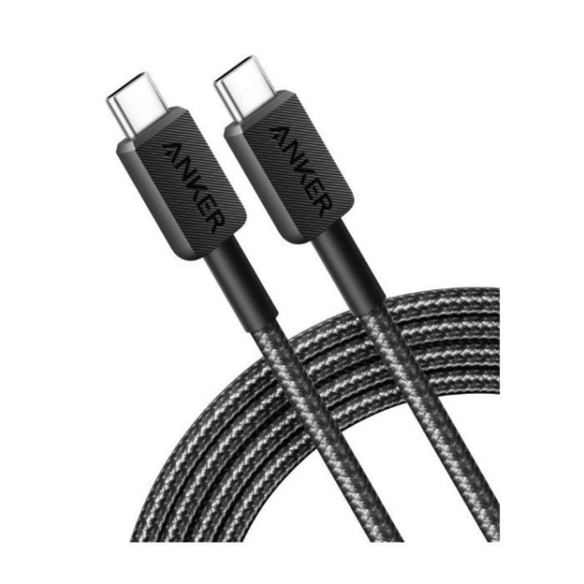Дата кабель USB-C to USB-C 1.8m nylon 322 black Anker (A81F6G11) 98_98.jpg - фото 3