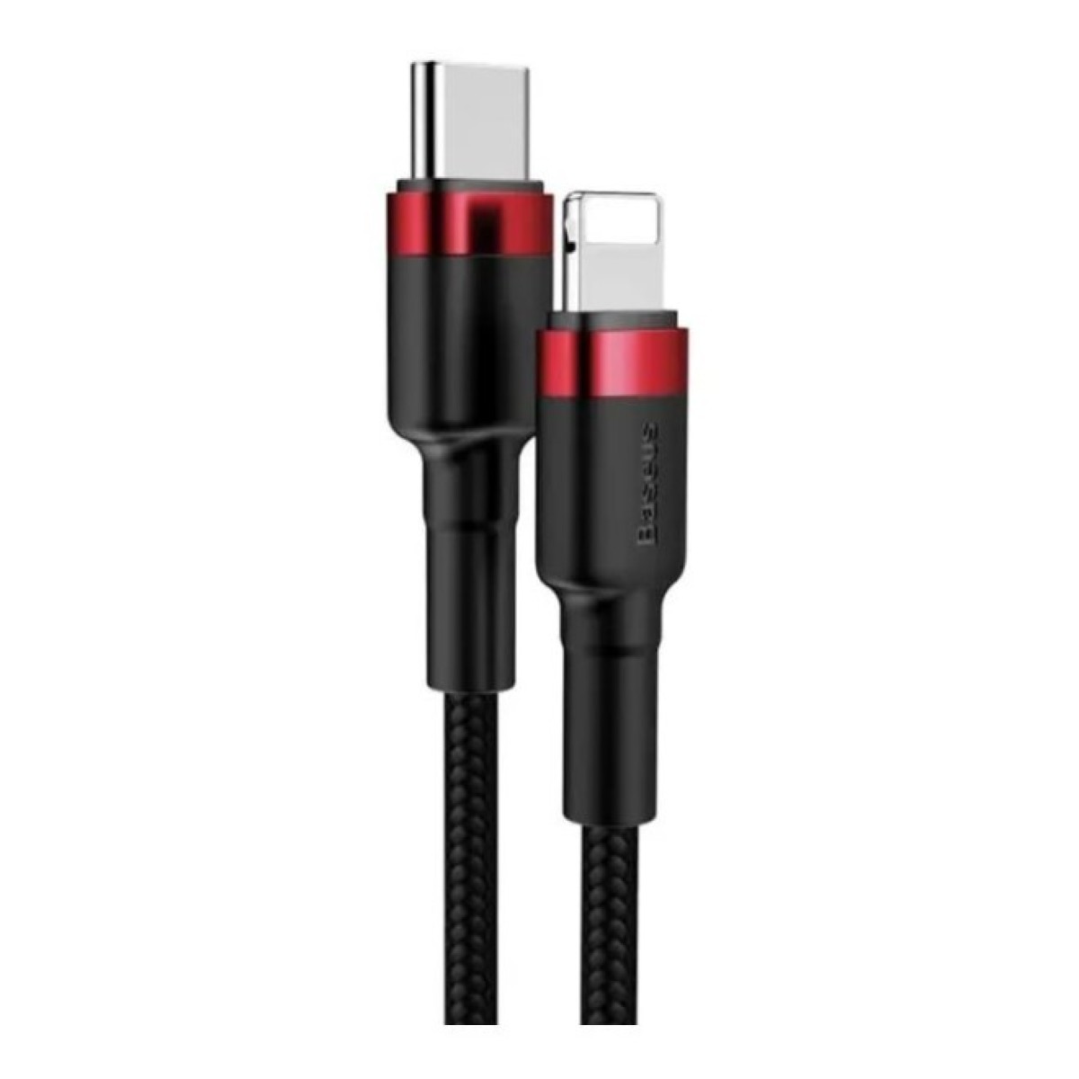 Дата кабель USB-C to Lightning 1.0m Cafule PD 20W red+black Baseus (CATLKLF-91) 98_98.jpg - фото 5