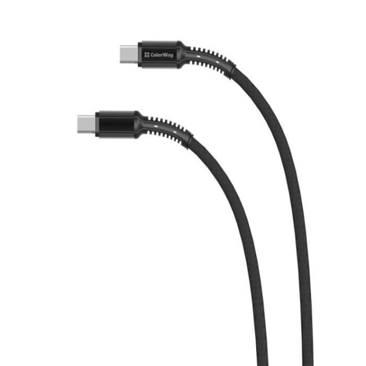 Дата кабель USB-C to USB-C 1.0m (PD Fast Charging) 3.0А (68W) ColorWay (CW-CBPDCC030-GR) 98_98.jpg - фото 5